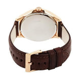 Buy Shop Armani Exchange Hampton Chronograph Blue Dial Brown Leather Strap Watch For Men - AX2172 USA Online