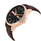 Buy Shop Armani Exchange Hampton Chronograph Blue Dial Brown Leather Strap Watch For Men - AX2172 USA Online