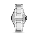 Buy Shop Armani Exchange Hampton Chronograph Blue Dial Silver Steel Strap Watch For Men - AX2132 USA Online