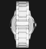 Buy Shop Armani Exchange Hampton Chronograph Blue Dial Silver Steel Strap Watch For Men - AX2132 USA Online