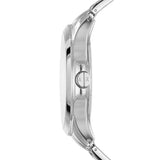 Buy Shop Armani Exchange Hampton Chronograph Blue Dial Silver Steel Strap Watch For Men - AX2132 USA Online
