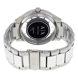 Buy Shop Armani Exchange Hampton Chronograph Blue Dial Silver Steel Strap Watch For Men - AX2178 USA Online