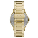 Buy Shop Armani Exchange Hampton Chronograph Gold Dial Gold Steel Strap Watch For Men - AX2415 USA Online