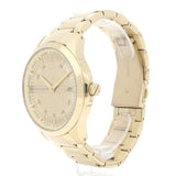 Buy Shop Armani Exchange Hampton Chronograph Gold Dial Gold Steel Strap Watch For Men - AX2415 USA Online