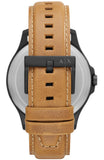 Buy Shop Armani Exchange Hampton Chronograph Green Dial Brown Leather Strap Watch For Men - AX2412 USA Online