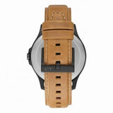 Buy Shop Armani Exchange Hampton Chronograph Green Dial Brown Leather Strap Watch For Men - AX2412 USA Online