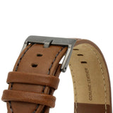 Buy Shop Armani Exchange Hampton Chronograph Grey Dial Brown Leather Strap Watch For Men - AX2414 USA Online