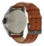 Buy Shop Armani Exchange Hampton Chronograph Grey Dial Brown Leather Strap Watch For Men - AX2414 USA Online