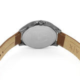 Buy Shop Armani Exchange Hampton Chronograph Grey Dial Brown Leather Strap Watch For Men - AX2414 USA Online