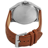 Buy Shop Armani Exchange Hampton Chronograph Grey Dial Brown Leather Strap Watch For Men - AX2414 USA Online