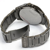 Buy Shop Armani Exchange Hampton Chronograph Grey Dial Grey Steel Strap Watch For Men - AX2135 USA Online