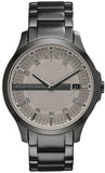 Buy Shop Armani Exchange Hampton Chronograph Grey Dial Grey Steel Strap Watch For Men - AX2135 USA Online