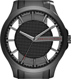 Buy Shop Armani Exchange Hampton Chronograph Grey Dial Grey Steel Strap Watch For Men - AX2188 USA Online