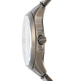Buy Shop Armani Exchange Hampton Chronograph Grey Dial Grey Steel Strap Watch For Men - AX2194 USA Online