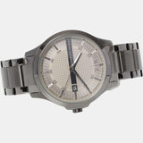 Buy Shop Armani Exchange Hampton Chronograph Grey Dial Grey Steel Strap Watch For Men - AX2194 USA Online