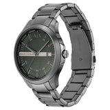 Buy Shop Armani Exchange Hampton Chronograph Grey Dial Grey Steel Strap Watch For Men - AX2194 USA Online