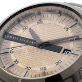 Buy Shop Armani Exchange Hampton Chronograph Grey Dial Grey Steel Strap Watch For Men - AX2194 USA Online