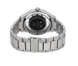 Buy Shop Armani Exchange Hampton Chronograph Grey Dial Silver Steel Strap Watch For Men - AX2405 USA Online