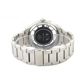 Buy Shop Armani Exchange Hampton Chronograph Grey Dial Silver Steel Strap Watch For Men - AX2405 USA Online