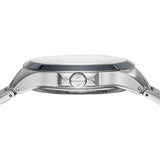 Buy Shop Armani Exchange Hampton Chronograph Grey Dial Silver Steel Strap Watch For Men - AX2405 USA Online