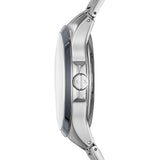 Buy Shop Armani Exchange Hampton Chronograph Grey Dial Silver Steel Strap Watch For Men - AX2405 USA Online