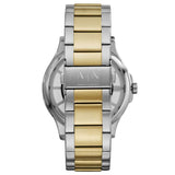Buy Shop Armani Exchange Hampton Chronograph Grey Dial Two Tone Steel Strap Watch For Men - AX2403 USA Online
