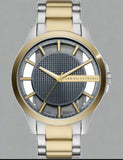 Buy Shop Armani Exchange Hampton Chronograph Grey Dial Two Tone Steel Strap Watch For Men - AX2403 USA Online