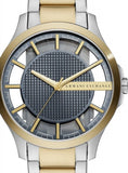 Buy Shop Armani Exchange Hampton Chronograph Grey Dial Two Tone Steel Strap Watch For Men - AX2403 USA Online