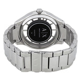 Buy Shop Armani Exchange Hampton Chronograph Skeleton Black Dial Silver Steel Strap Watch For Men - AX2199 USA Online