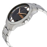 Buy Shop Armani Exchange Hampton Chronograph Skeleton Black Dial Silver Steel Strap Watch For Men - AX2199 USA Online