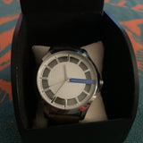 Buy Shop Armani Exchange Hampton Chronograph White Dial Brown Leather Strap Watch For Men - AX2187 USA Online