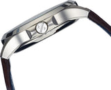 Buy Shop Armani Exchange Hampton Chronograph White Dial Brown Leather Strap Watch For Men - AX2187 USA Online