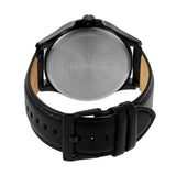 Buy Shop Armani Exchange Hampton Quartz Blue Dial Black Leather Strap Watch for Men - AX2411 USA Online