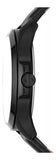 Buy Shop Armani Exchange Hampton Quartz Blue Dial Black Leather Strap Watch for Men - AX2411 USA Online