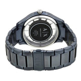 Buy Shop Armani Exchange Hampton Skeleton Grey Dial Blue Steel Strap Watch For Men - AX2401 USA Online