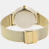 Buy Shop Armani Exchange Lola Analog Gold Dial Gold Mesh Strap Watch For Women - AX5536 USA Online