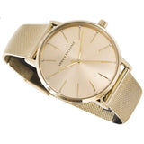 Buy Shop Armani Exchange Lola Analog Gold Dial Gold Mesh Strap Watch For Women - AX5536 USA Online
