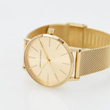 Buy Shop Armani Exchange Lola Analog Gold Dial Gold Mesh Strap Watch For Women - AX5536 USA Online