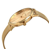 Buy Shop Armani Exchange Lola Analog Gold Dial Gold Mesh Strap Watch For Women - AX5536 USA Online