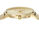 Buy Shop Armani Exchange Lola Analog Gold Dial Gold Mesh Strap Watch For Women - AX5536 USA Online