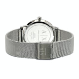 Buy Shop Armani Exchange Lola Analog Silver Dial Silver Mesh Strap Watch For Women - AX5535 USA Online