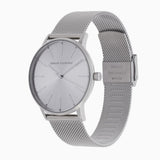 Buy Shop Armani Exchange Lola Analog Silver Dial Silver Mesh Strap Watch For Women - AX5535 USA Online