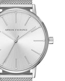 Buy Shop Armani Exchange Lola Analog Silver Dial Silver Mesh Strap Watch For Women - AX5535 USA Online