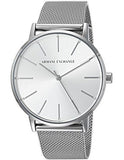 Buy Shop Armani Exchange Lola Analog Silver Dial Silver Mesh Strap Watch For Women - AX5535 USA Online