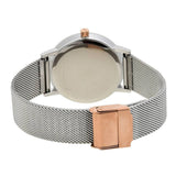 Buy Shop Armani Exchange Lola Analog White Dial Silver Mesh Strap Watch For Women - AX5537 USA Online