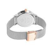 Buy Shop Armani Exchange Lola Analog White Dial Silver Mesh Strap Watch For Women - AX5537 USA Online
