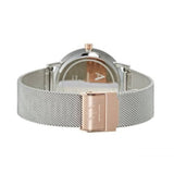 Buy Shop Armani Exchange Lola Analog White Dial Silver Mesh Strap Watch For Women - AX5537 USA Online