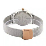 Buy Shop Armani Exchange Lola Analog White Dial Silver Mesh Strap Watch For Women - AX5537 USA Online