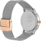 Buy Shop Armani Exchange Lola Analog White Dial Silver Mesh Strap Watch For Women - AX5537 USA Online