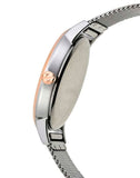 Buy Shop Armani Exchange Lola Analog White Dial Silver Mesh Strap Watch For Women - AX5537 USA Online